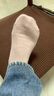 猫人5双100%纯棉袜子女士提花中筒袜吸汗透气纯色百搭家居袜长袜 实拍图