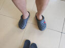 CROCS卡骆驰檀健次同款经典洞洞鞋男沙滩鞋户外沙滩包头拖鞋女鞋|10001 石板灰-0DA 41 /42(260mm) 实拍图