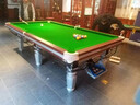 （大理石包安装）台球桌标准中式八球俱乐部台球厅大理石家用黑八 8尺 木库高配4.0花岗石 实拍图