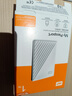 西部数据（WD）1TB 移动硬盘 USB3.0 My Passport随行版2.5英寸 白 机械硬盘 笔记本电脑外接 大容量加密存储 实拍图