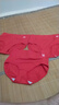 猫人内裤女纯棉高腰石墨烯抗菌裆收腹提臀大码女士三角裤头 组合一 枣红+枣红+枣红+枣红 4条 2XL 建议146-170斤 实拍图