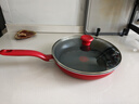 特福（Tefal）不粘锅平底锅煎锅健康早餐煎锅牛排煎锅家用红心钛元素涂层炒锅 红心感温（钛元素不粘锅） 28cm 实拍图