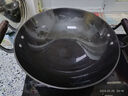 陆铁陆川铁锅生铁铸铁锅加厚家用炒菜锅无涂层不粘锅燃气适用大铁锅 双耳圆底 46cm （带盖铲）已开锅 实拍图
