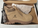 古伊萨（GUYISA）电焊工劳保鞋男透气钢包头防砸防刺穿轻便耐磨工地安全鞋3025G 45 实拍图