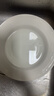 8.75英寸高颜值螺纹草帽盘纯白陶瓷餐盘简约家用意面盘子菜盘汤盘 8.75英寸螺纹草帽盘 1个装 实拍图