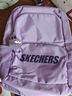 斯凯奇（Skechers）男女同款196家族双肩包电脑包学生经典百搭简约高中书包旅行背包 薰衣草紫/00KC 20-30升 实拍图