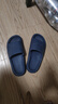 利达妮（TZLDN）抗菌防臭拖鞋男士夏季黑色不臭脚踩屎感防滑厚底静音EVA凉拖鞋女 藏青 【防臭、抗菌升级】 42-43 【标准码】 实拍图