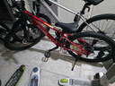 喜德盛中国风24寸青少年儿童自行车男女变速单车21速碟刹红黑 实拍图