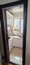 亚克力水晶板折叠门推拉门隐形卫生间楼梯口厨房隔断门铝合金移门 咖啡色框 实拍图