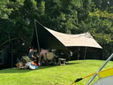 骆驼（CAMEL）天幕户外大号黑胶露营帐篷野营野餐遮阳棚防雨防晒野外露营 B011A 实拍图