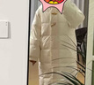 森马（Semir）陈都灵同款羽绒服女长款甜美风保暖外套可拆卸大毛领2024年冬新款 奶白（白鸭绒）10501 2XL 实拍图