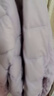 雪中飞轻薄短款羽绒服打底女小V领鸭绒保暖舒适短外套 丁香紫 S 实拍图
