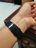 适用华为手环b3硅胶表带B6/B7手环b3青春版智能运动手表商务版个性潮男女腕带替换腕带 黑色 适用：B3/B6/B7-16mm 实拍图