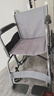 鱼跃(yuwell)轮椅车H051折叠老人轻便旅行手推车钢管免充气胎代步车 实拍图