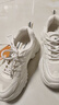 奥古狮登老爹鞋女新款厚底增高四季百搭运动休闲鞋韩版小香风轻便鞋子女潮 221069米色【四季款】 36 实拍图