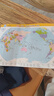 新版中国、世界地理地图（政区版双面覆膜）便携式尺寸209mm*285mm 实拍图