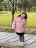 嘟嘟家儿童棉服卡通红色新年冬装宝宝棉袄冬款男童连帽外套女童衣服童装 粉色 120 实拍图