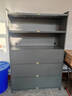 帅仕（shuaishi）厨房用具置物架落地多层餐边柜收纳碗柜家用橱柜微波炉烤箱储物柜 【组合门板】灰6层120长42深 实拍图