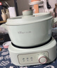 小熊（Bear）电煮锅电火锅小电锅火锅专用锅家用宿舍多功能锅一人用电蒸锅炖蒸煮一体电炒锅分体式小型1-2人 2.5L 【陶瓷油涂层】+蒸笼 DHG-D25G2 实拍图