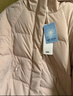 森马（Semir）90绒羽绒服女短款小宽松连帽高蓬面包服冬防泼水防风立领外套百搭 【显瘦小A廓形】橡皮粉（白鸭绒）61214 M 实拍图