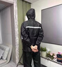 胜丽（SHENGLI） 反光雨衣分体雨衣全身防暴雨210D牛津布 AR2-005 2XL码 实拍图