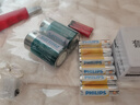 飞利浦（PHILIPS）碳性5号电池6粒干电池适用遥控器/钟表/电子称/计算器/闹钟/耳温枪五号电池AA R6 实拍图