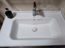 波彼（BOBI）台盆陶瓷一体盆洗手盆单盆阳台浴室柜卫生间半嵌入洗脸面盆池定制 【80*48CM】盆+弹跳下水+防臭管 实拍图
