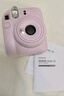 INSTAX富士instax立拍立得 一次成像相机 mini12（mini11升级款）绣球蓝 实拍图
