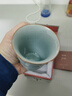 尚言坊 汝窑茶杯单个单丽华老师陶瓷品茗杯主人杯送礼轻奢新年礼物 (单杯礼盒装)冰花竹节杯150ml 实拍图