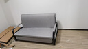 蓝皙【SF闪发】折叠沙发床两用 小户型客厅双人多功能沙发床可储物 宽1.5米长1.92米+5cm海绵2cm乳胶 带储物款（默认浅灰） 实拍图