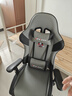 南皇电竞椅游戏椅子电脑椅人体工学椅可躺久坐舒服力学椅宿舍休闲办公 5代按摩款-纳帕魅影灰-3级气杆-6D扶手乳胶坐垫 155-180度(含) 可旋转可升降扶手 -尼龙脚 实拍图