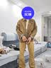 森马（Semir）夹克男经典巴恩风工装外套男复古灯芯绒翻领夹克秋冬季情侣上衣 咖啡50800 M 实拍图
