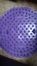 指趾压板超慢跑足底按摩垫中医圆形成人通经络脚踩软材原地中老年 升级加大55cm款/磁石设计/木槿紫 实拍图