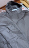 优衣库合作款/女装男装PUFFTECH空气棉服连帽外套480064 36 褐色 XS 实拍图