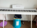 贝琪（Betsy）B351电钢琴88键重锤成人儿童电子钢琴家用练习初学者专业考级钢琴 B351-重力度88键木纹白+圆腿琴架 实拍图