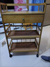 莱美汇置物架小推车带轮落地多层厨房浴室家用客厅多功能卧室房间收纳架 简易围栏二层35(非此图看图二） 实拍图