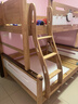 全友家居 实木高低床男孩女孩青少年原木风上下铺床家具1.5米 实拍图