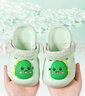 牧童儿童拖鞋夏男宝宝洞洞鞋软底女童卡通洗澡婴幼儿家居鞋奶龙绿150 实拍图