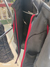 洛克兄弟 骑行服冬季套装男女款抓绒保暖长袖长裤户外骑行套装 昆仑-黑红（加厚防风抓绒保暖） L 实拍图