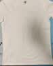 马登工装美式重磅纯白色二本针短袖T恤衫男秋纯棉薄款修身内搭打底衫 白色 【二本针/全棉透气上衣/男士正肩短袖】 L 实拍图