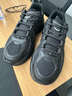 骆驼（CAMEL）男鞋厚底增高缓震老爹休闲运动鞋子 K15CX4L4018 黑/城堡灰 40 实拍图