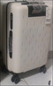 米家小米行李箱20英寸拉杆箱可登机旅行箱万向轮男女小型密码箱子白色 实拍图