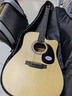 萨伽（SAGA）吉他sf600民谣初学入门男女萨迦木吉他jita萨嘎乐器 41英寸SF600C原木色D桶缺角 实拍图