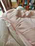 富安娜 软fufu 十孔纤维抑菌纤维被 四季被 1100g填充 230*229cm 粉+白 实拍图