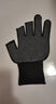 【已售10万 】手套骑行骑自行车半指防滑快递外卖钓鱼男女可触屏 漏五指手套1双【黑色】 均码 实拍图