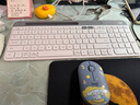 罗技（Logitech）K580无线蓝牙超薄静音键盘 办公键盘笔记本电脑手机Mac平板ipad键盘双模外接键盘薄膜便携多屏家用 键鼠套装K580白+Pebble星河大耳狗 实拍图