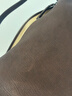 裘真【明星同款】植鞣胎牛皮腋下经典hobo包通勤真皮女包 咖啡色-大号(胎牛皮版) 小包/大包 实拍图
