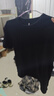 京东京造【重磅纯棉】短袖男士t恤男衣服单穿秋季 黑色 M 实拍图