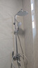 恒洁淋浴花洒全套精铜主体可升降易除垢喷头花洒套装 【店铺爆款】HMF916-333B 实拍图