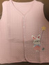 舒贝怡儿童马甲秋冬婴儿衣服背心男女宝宝坎肩夹棉马夹保暖上衣粉100 实拍图